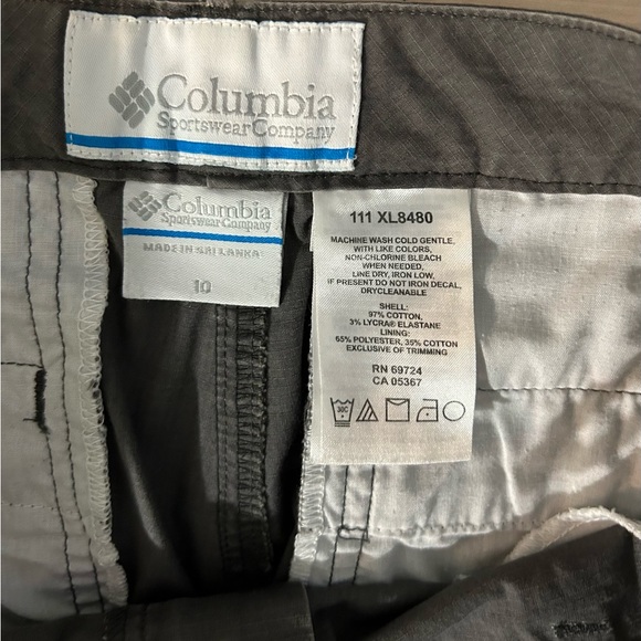 Columbia Gray Adjustable Waist Capris Size 10 - Picture 4 of 16